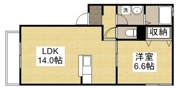 ラ・パルテール操山壱番館の間取り画像