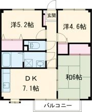 フォブール一色Ⅱの間取り画像