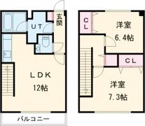 Asahi館Bの間取り画像
