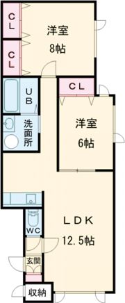 Lavita豊岡の間取り画像