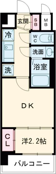 エンゼルプラザ京都太秦の間取り画像