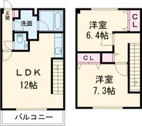 Asahi館Bの間取り画像