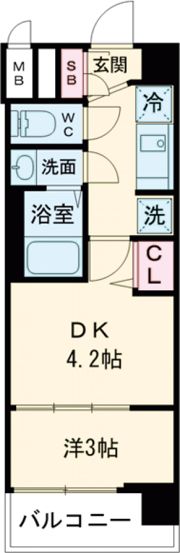 エンゼルプラザ京都太秦の間取り画像