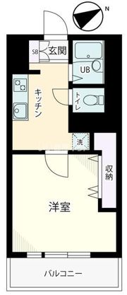 ハイネス立川の間取り画像