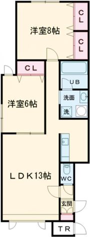 ノンノ A棟の間取り画像