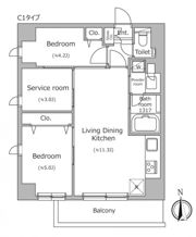 ドゥーエ南千住の間取り画像