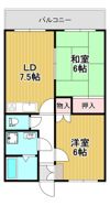 ハイツ秋桜の間取り画像