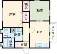 ロイヤルガーデン横尾 B棟の間取り画像