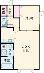 クリスタルの間取り画像