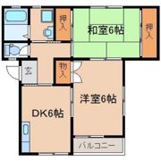 大井ハイツの間取り画像