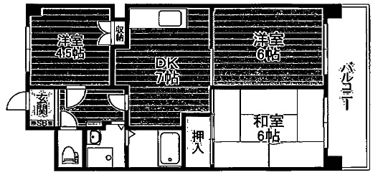ふぁみ～ゆ筒井の間取り画像