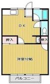 シティハイム的場の間取り画像
