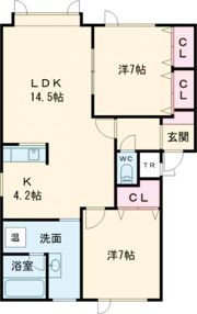 ポーチュラカFの間取り画像