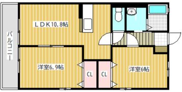 リヴェール兵庫の間取り画像