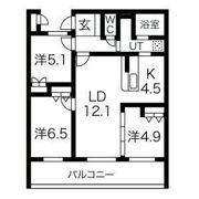 アクレール小笹南坂の間取り画像