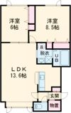 アシル B棟の間取り画像