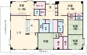 MIRUS岸和田の間取り画像