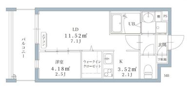リアンレガーロ井尻ステーションⅡの間取り画像
