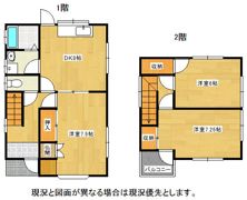 早米来町貸家の間取り画像