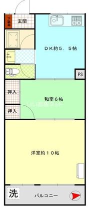 サンハイツ小作の間取り画像