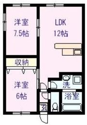 オーエフジイ1号館の間取り画像
