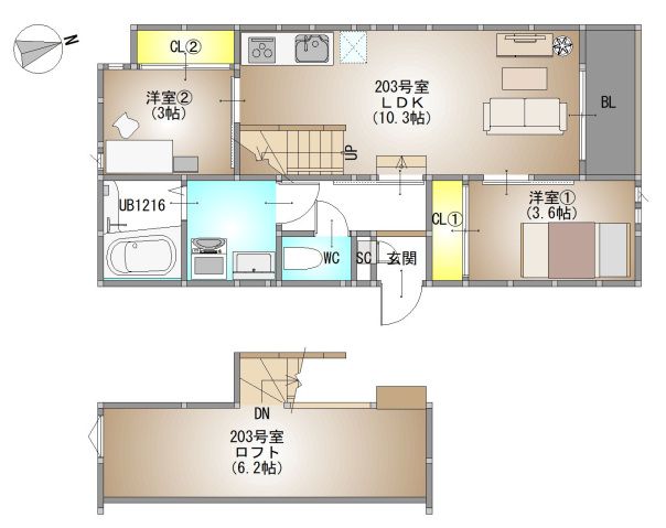 間取図