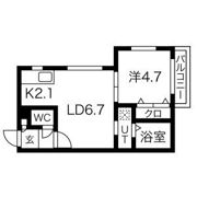 シェリールオアーゼの間取り画像
