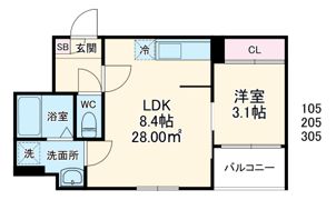Ciel Terraceの間取り画像