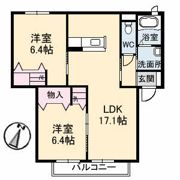 メゾンうえたIIIの間取り画像