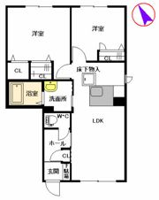 ディアコート桜の間取り画像
