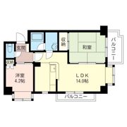 グランドメゾン川崎市電通りの間取り画像
