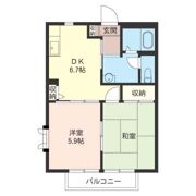 シャーメゾン島崎の間取り画像