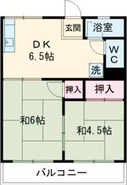 カームタイム豊田の間取り画像