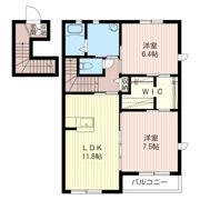 プレジール Aの間取り画像