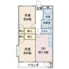 コーポ山の手の間取り画像