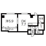 マイクレスト南郷の間取り画像