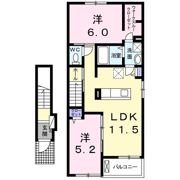 リッケ メゾンの間取り画像