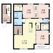 フィオーレ Bの間取り画像