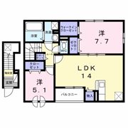 ボナール八尾南の間取り画像