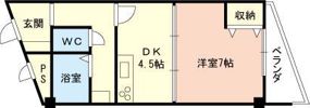 ブルーハイツ月読橋の間取り画像