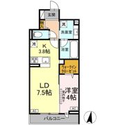 Casa Bianca上杉の間取り画像