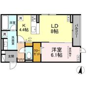 Casa Bianca上杉の間取り画像