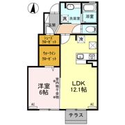 すずの木アパートメントの間取り画像