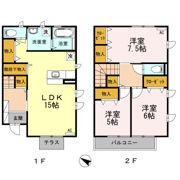 ポワール稲城の間取り画像
