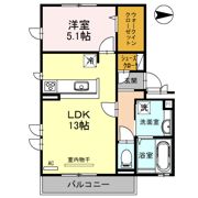オリオン（A棟） シリウス（B棟） B棟の間取り画像