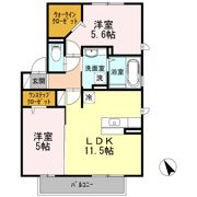 Cher友（シエルゆう）の間取り画像