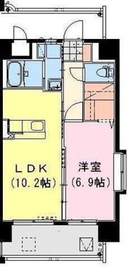 クロスワイズ神宮外苑ウエストの間取り画像