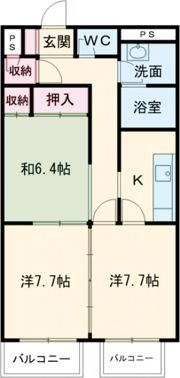 あさひレジデンス高崎上小鳥の間取り画像