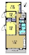 リアライズ柏Ⅱの間取り画像