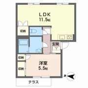 メゾンウエストの間取り画像